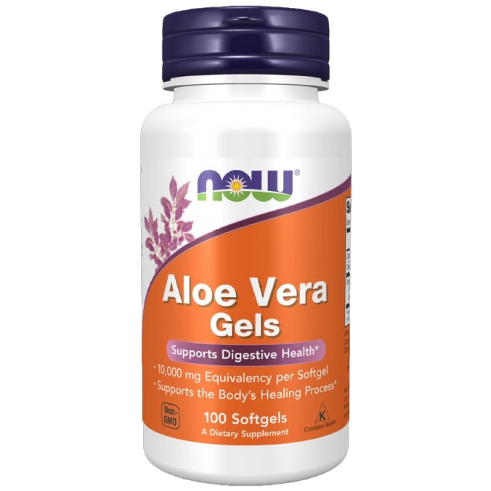 Geluri de aloe vera - 100 de capsule de gel
