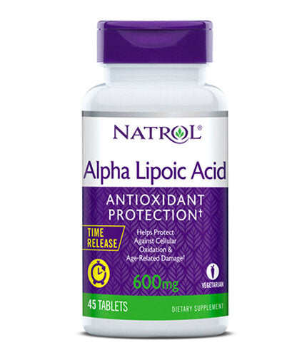 Acid alfa lipoic/eliberare în timp/ 600 mg. / 45 file.
