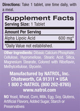 Acid alfa lipoic/eliberare în timp/ 600 mg. / 45 file.