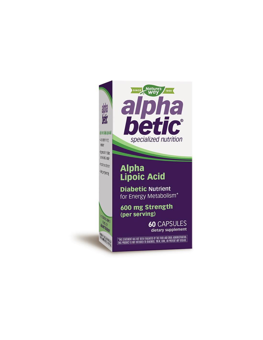 AlphaBetic® Acid alfa lipoic 200 mg x 60 capsule Nature's Way