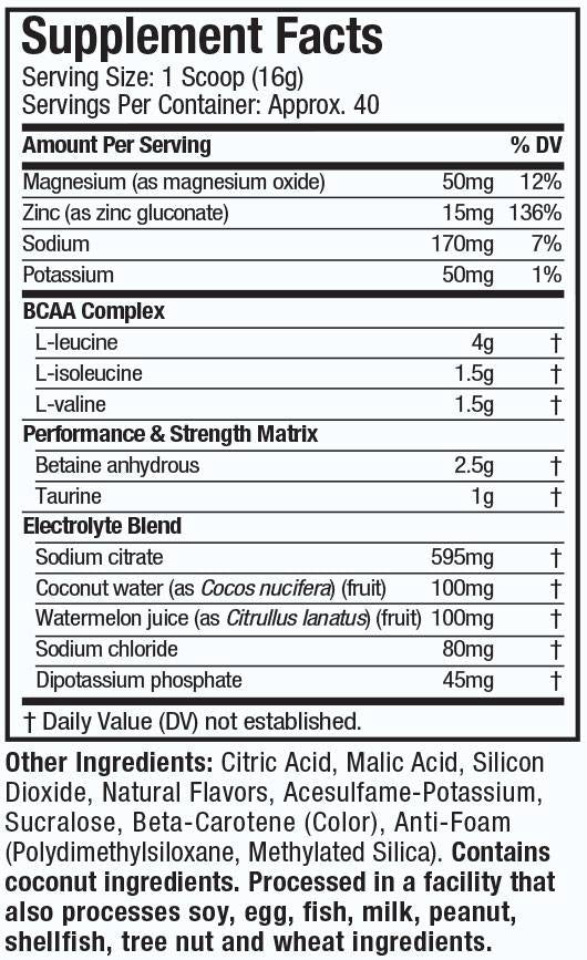 Amino Build / Formula BCAA pentru creșterea performanței 400 de grame