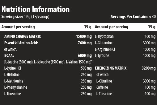 Amino Charge / 30 Serv. 0,570 kg