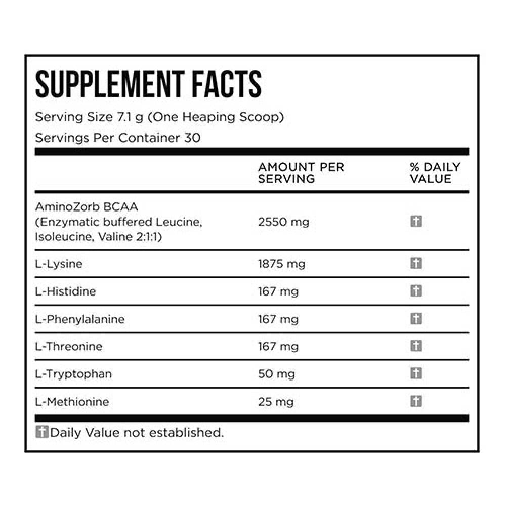 AminoZorb® EAA | Aminoacizi esențiali de antrenament - 213 grame