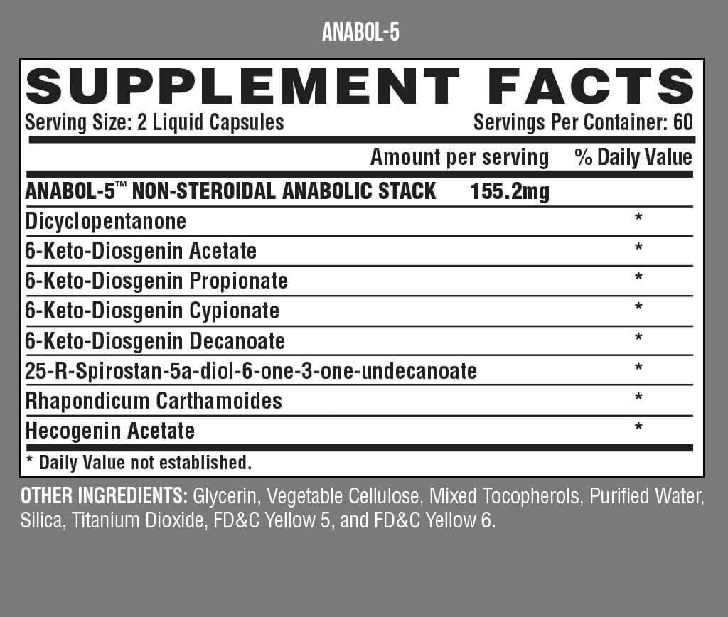 Anabol 5 120 capsule de gel