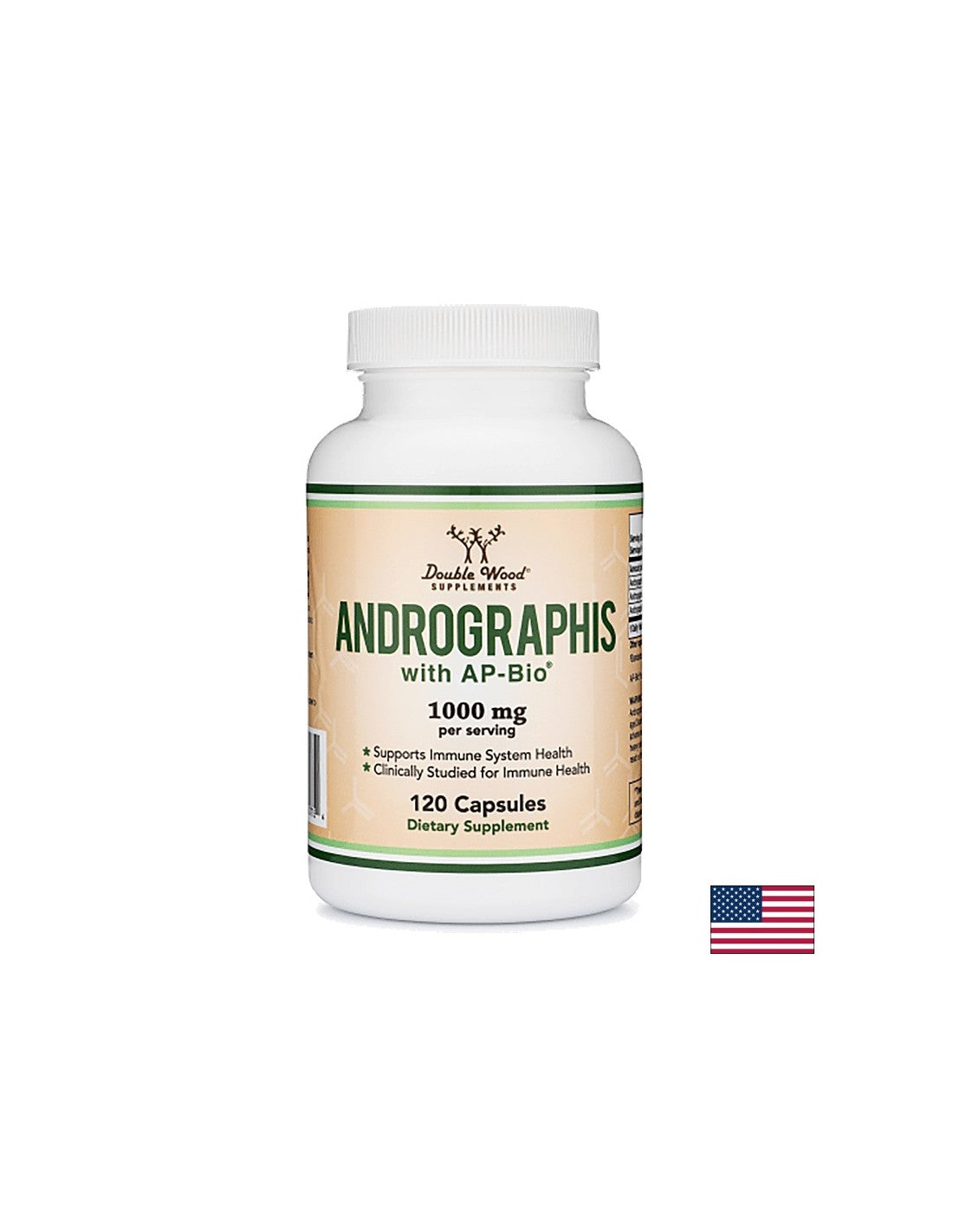 Andrographis cu AP-Bio®/ Andrographis, 120 capsule Double Wood
