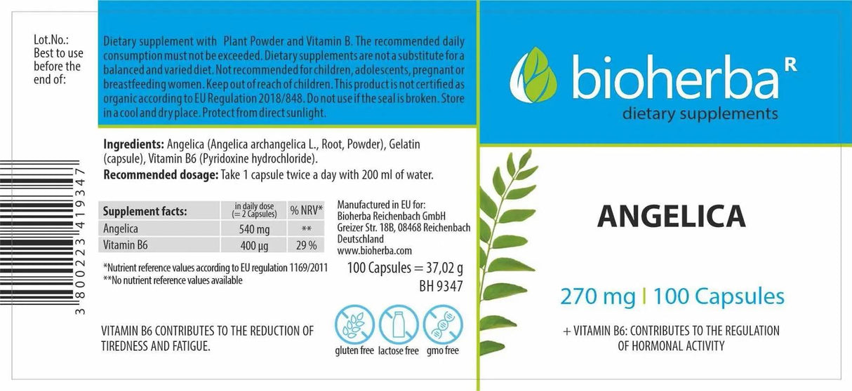 Angelica 270 mg - 100 capsule
