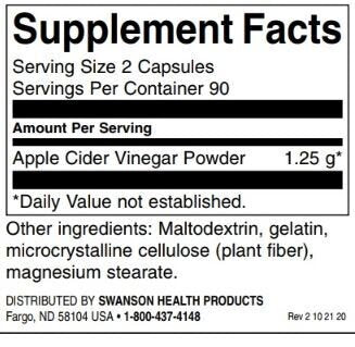 Otet de mere 625 mg | Potenta mare - 180 capsule
