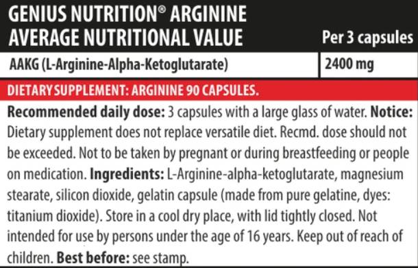 Arginina AKG - 90 capsule