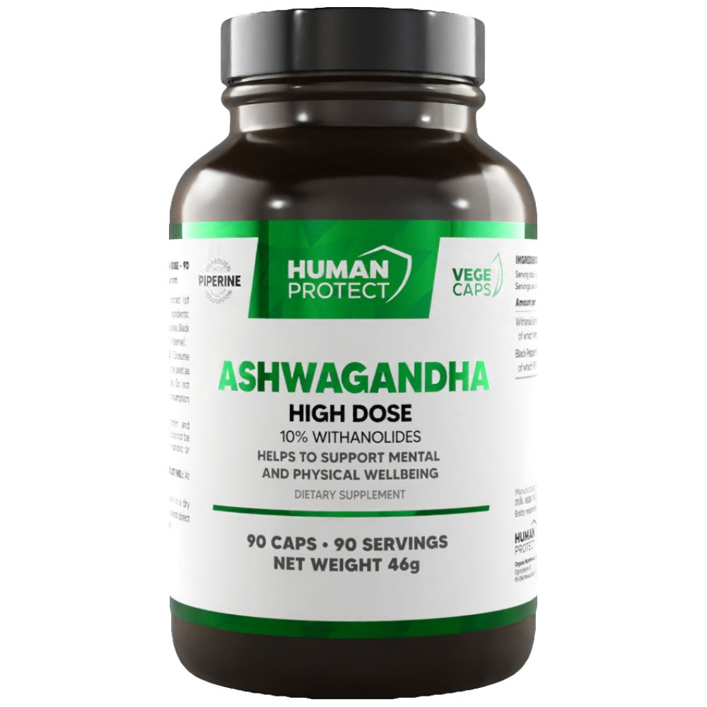 Ashwagandha 400 mg | Doza mare 10% Withanolide - 90 capsule