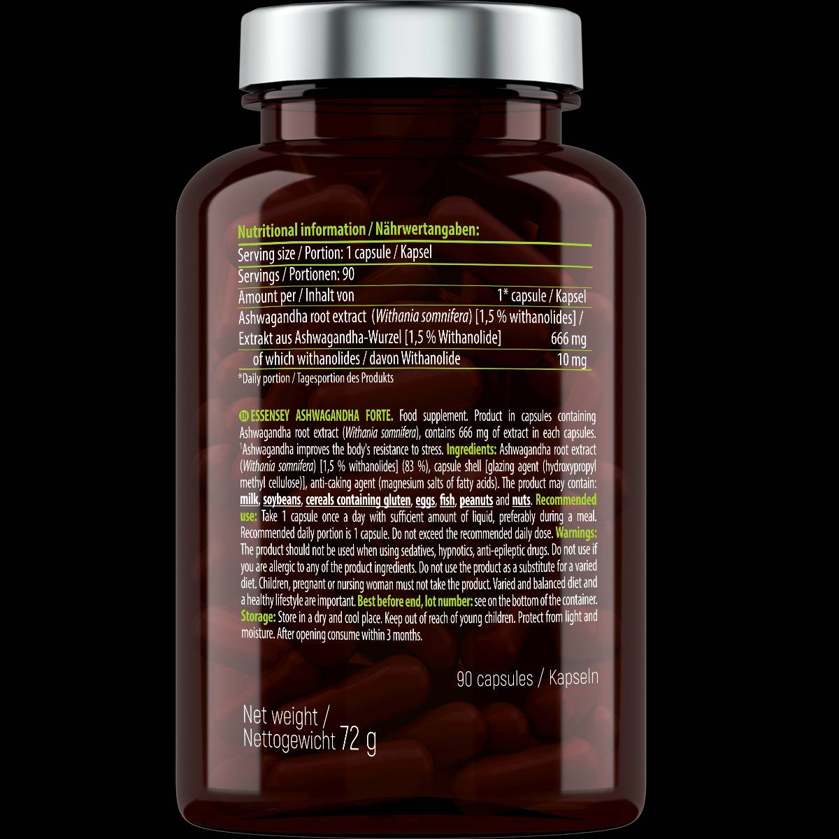 Ashwagandha Forte 666 mg - 90 capsule