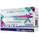 Ashwagandha + Guarana | Anti Stres, Focalizare și Energie - 30 capsule