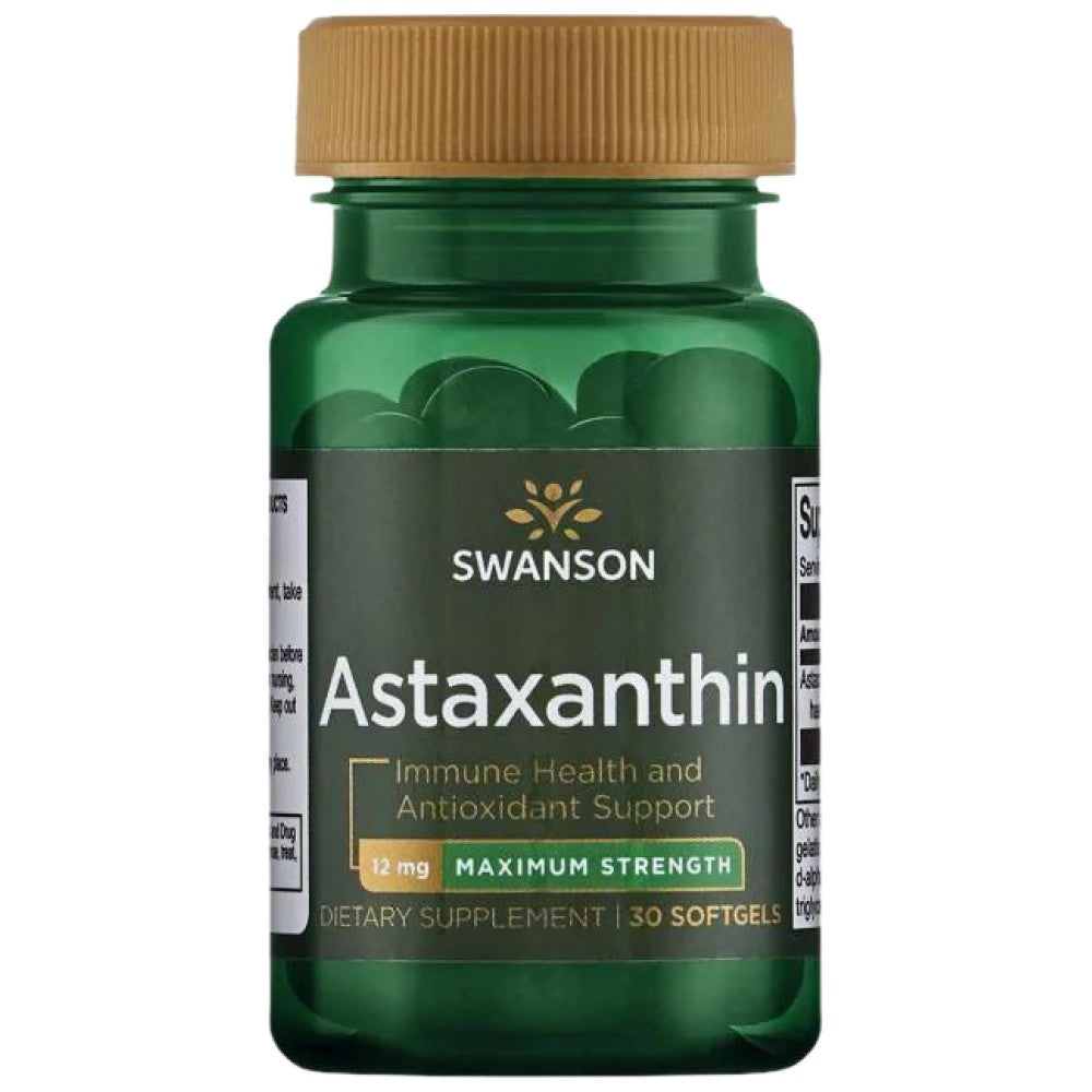 Astaxantina 12 mg - 30 capsule de gel