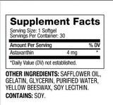 Astaxantina 4 mg - 60 capsule de gel