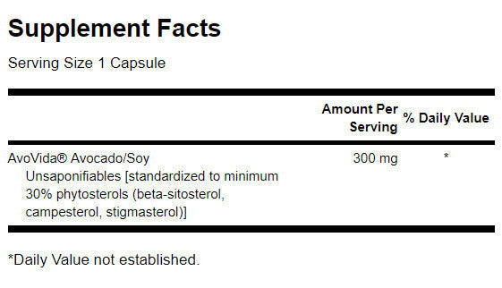 AvoVida - Puterea maximă 300 mg - 60 capsule