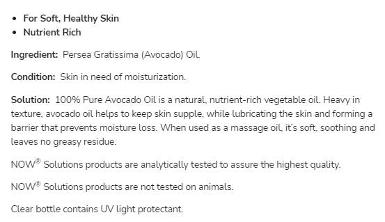 Ulei de avocado | Ulei hidratant 100% pur - 473 ml