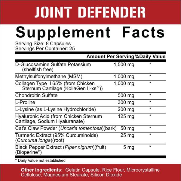 Apărător comun | Suport maxim articular - 200 capsule