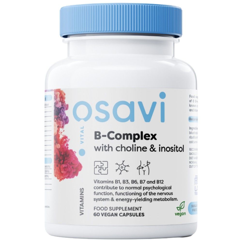 B-Complex cu colină și inozitol - 60 capsule