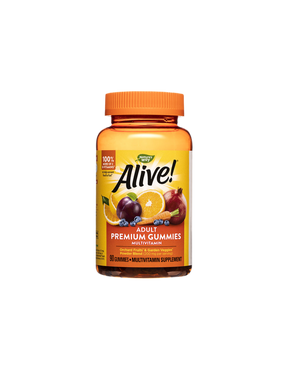 Alive! Adult Premium Gummies Multivitamin / Alive! Nature's Way Premium Multivitamin for Adults, 90 Softgels - Nutra Best Europe