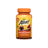 În viaţă! Gummies Premium Adult Multivitamin / Alive! Multivitamine premium pentru adulți Nature's Way, 90 de capsule moi