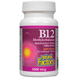 B12 Metilcobalamină 5000 mcg - 60 comprimate masticabile