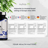 BCAA (2:1:1) cu vitamine B6 și B12 - 180 Vcaps. Nutravita