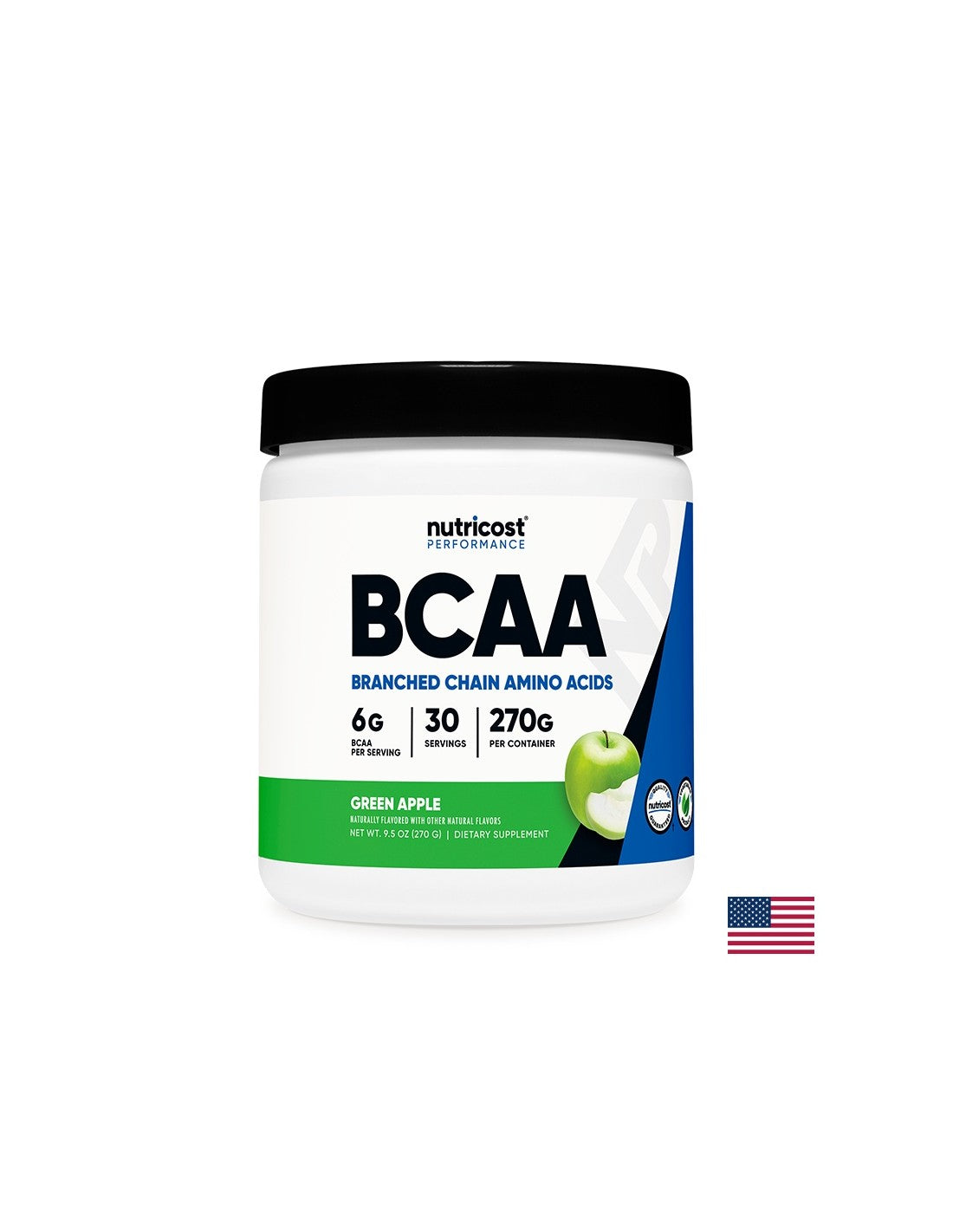 Masa musculara - BCAA, 270g Nutricost