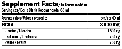 Cutie de shot BCAA 3000 / 20x60ml