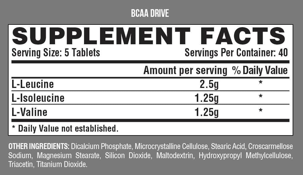 BCAA Drive - 200 de tablete
