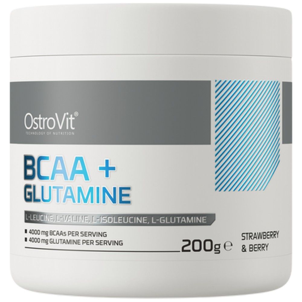 BCAA + pulbere de glutamină - 200 grame