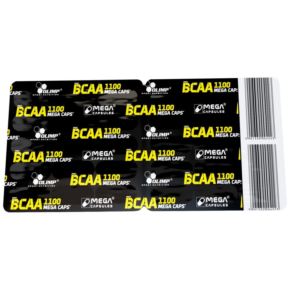 BCAA Mega Caps 1100 - 30 capsule
