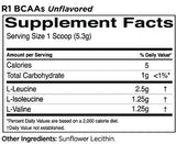 BCAA fără arome | Formula BCAA 100% micronizată 2:1:1 - 318 grame