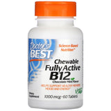 BEST FullyActive B12 masticabil / Methylcobalamin 1000 mcg - 60 tablete masticabile