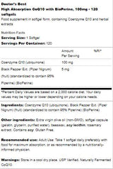 BEST CoQ10 cu Bioperine 100 mg - 120 capsule de gel