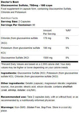 BEST Glucozamină Sulfat 750 mg - 180 capsule