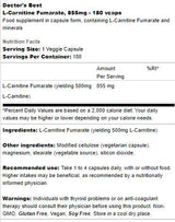 BEST L-Carnitine Fumarate 855 mg - 60 capsule