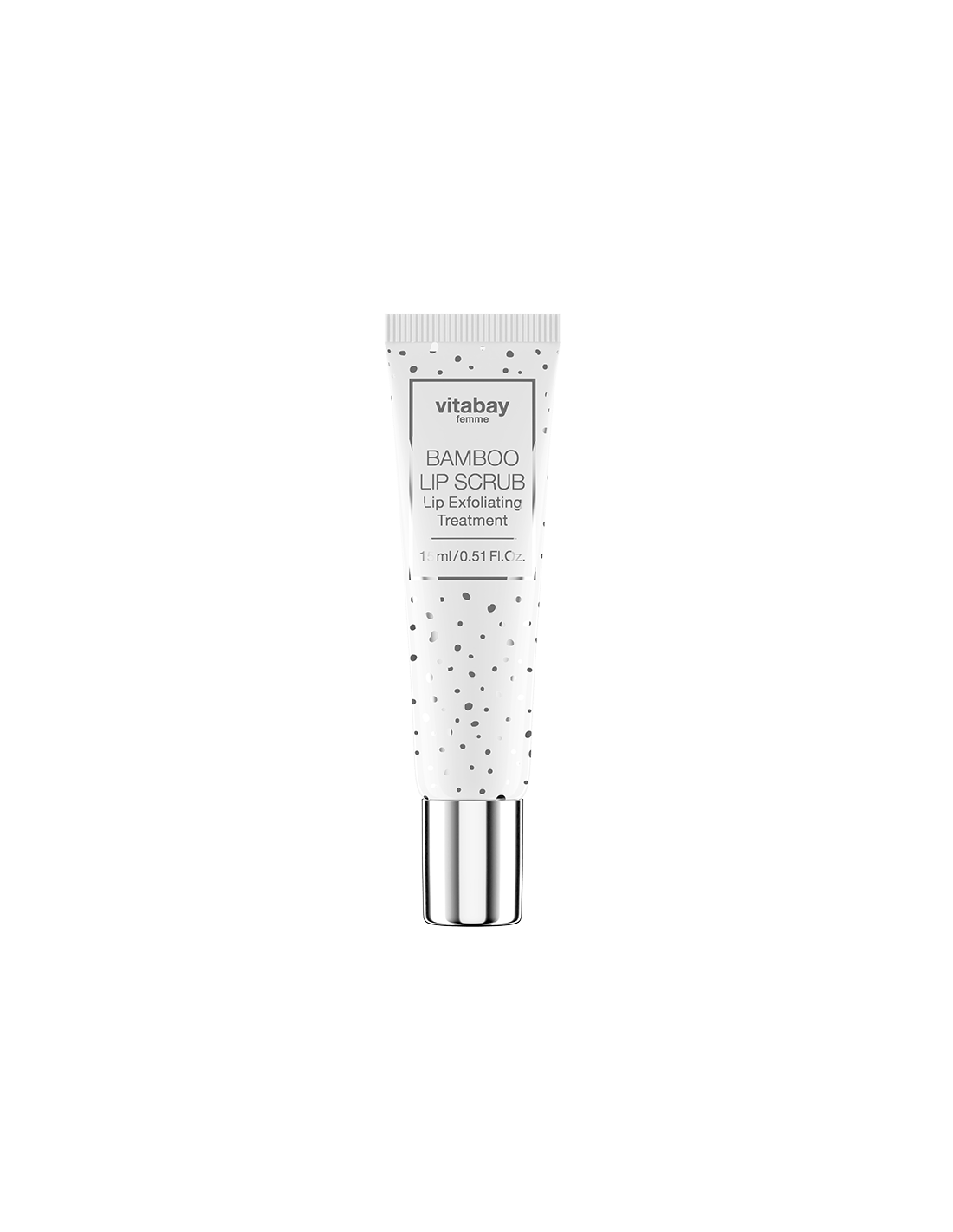 Scrub de buze cu bambus, 15 ml Vitabay