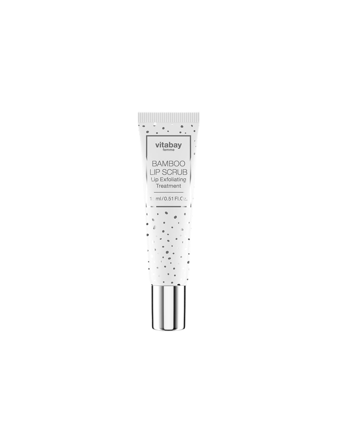Scrub de buze cu bambus, 15 ml Vitabay
