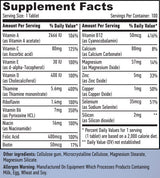 Multivitamine de bază pentru adulți 100 comprimate.