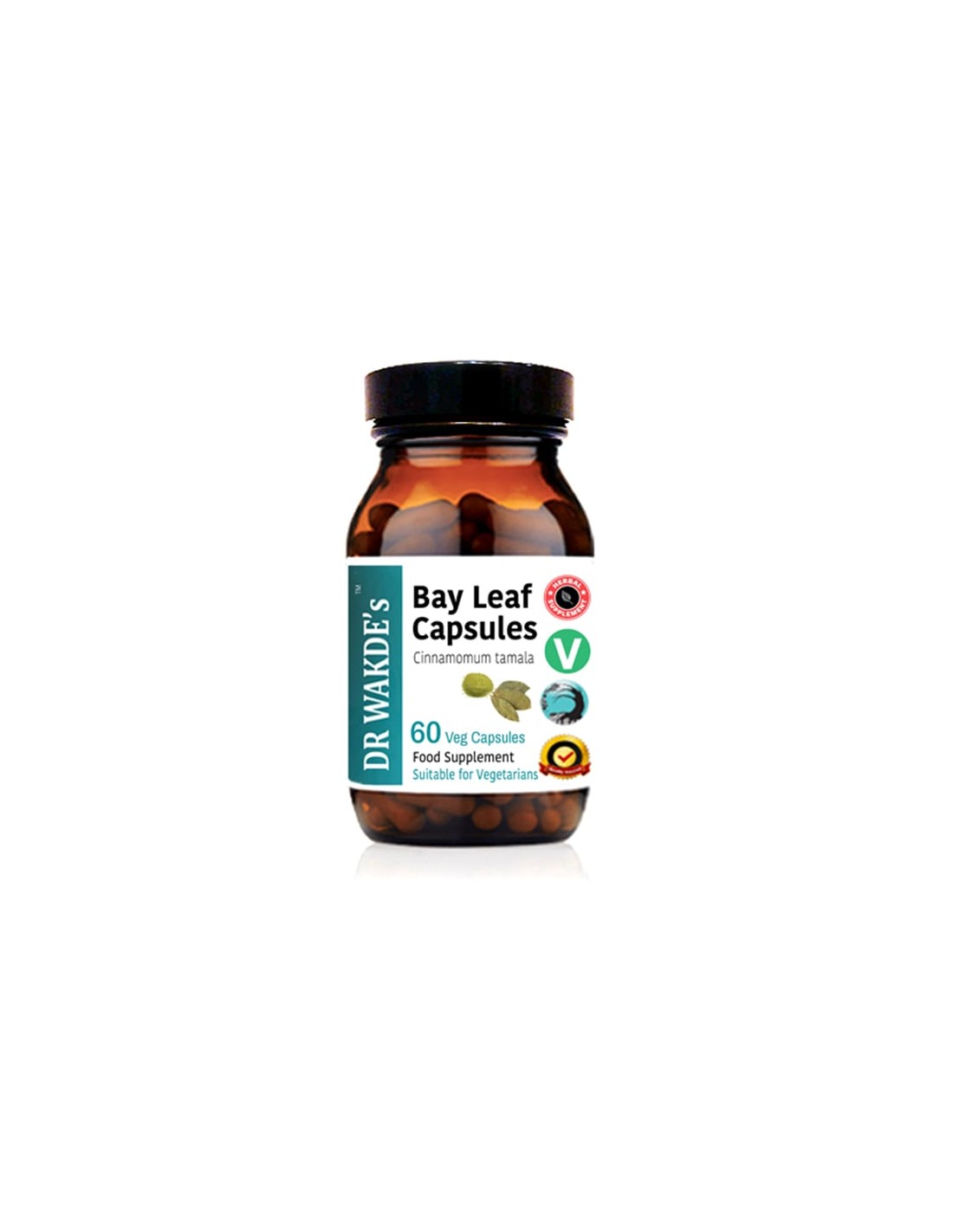 Frunză de dafin / Foaie de dafin indian Ayurveda, 60 capsule DR WAKDE's