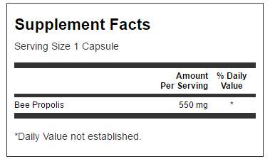 Bee Propolis 550 mg - 60 capsule