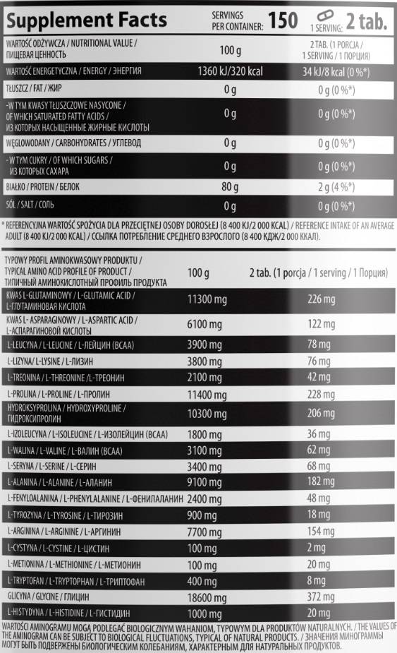 Beef Amino 2000 300 Tablete