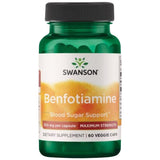 Benfotiamină 300 mg - Putere maximă - 60 capsule