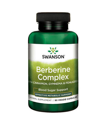 Complex de berberine cu scorțișoară, gimnemă și schinduf 600 mg - 90 capsule