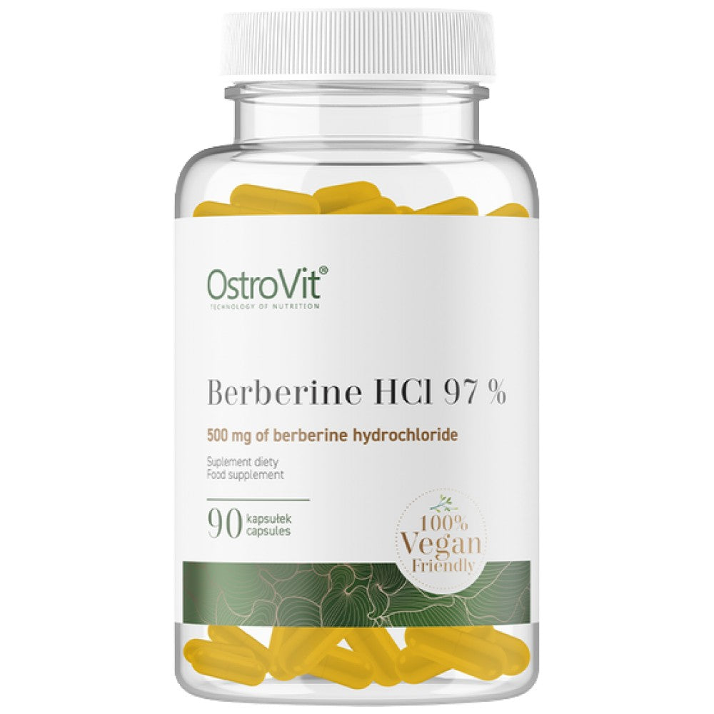 Berberină HCI 500 mg | Extract de rădăcină Berberis 97% 90 capsule