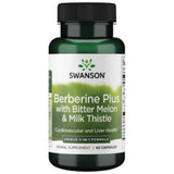 Berberine Plus | cu Pepene Amar și Ciulin 60 capsule