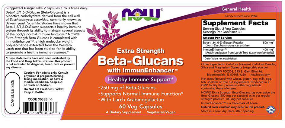 Beta 1,3/1,6 Glucan 250 mg - 60 capsule