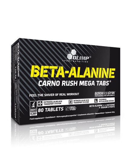 Beta-Alanine Carno Rush Mega Tabs 80 Tabs. OLIMP