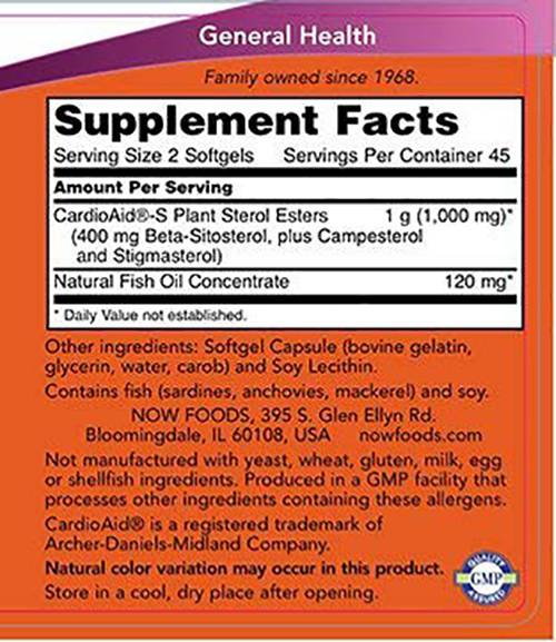 Steroli vegetali beta-sitosterol - 180 capsule moi