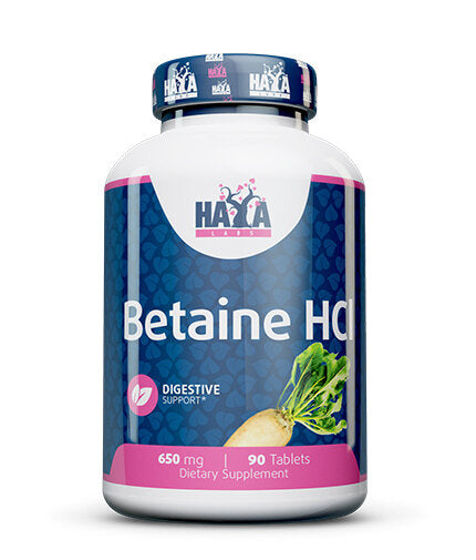 Betaine HCL 650 mg / 90 comprimate.