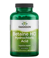 Acid clorhidric betaină HCl cu pepsină - 250 capsule